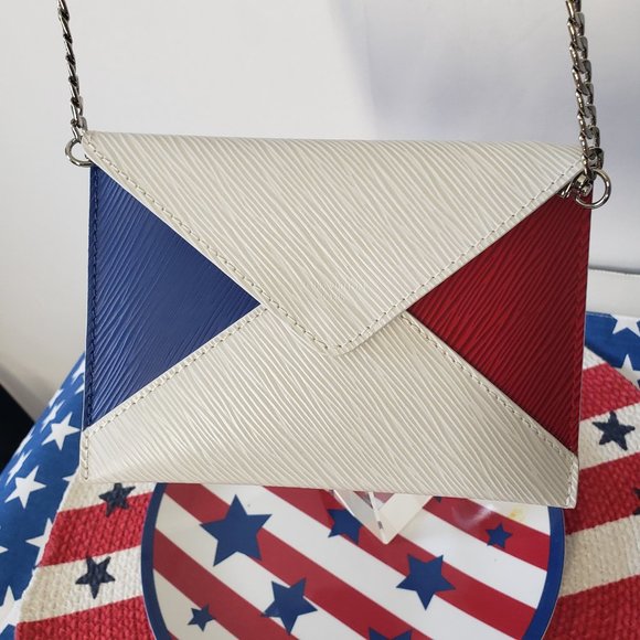 Louis Vuitton Kiragami Red White and Blue Pochette - Rare ! - Picture 8 of 10